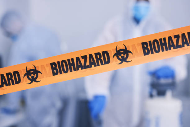 Professional Biohazard Cleanup technician working in Valley City, OH